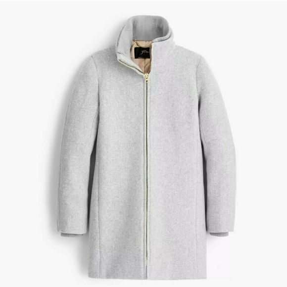 J. Crew Jackets & Blazers - New J.Crew Coat Italian Wool Grey 6P Petite $365